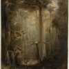 Brush Scene, Brisbane Water by Conrad Martens 1848. SLNSW